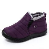 Women Sneakers Winter Warm Women Casual Shoes Plush Waterproof Sneakers Women Shoes Slip On Woman Vulcanized Shoes