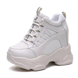 New Women Outdoor Casual Sport Shoes Plus Size Non Slip Sneakers Slip On Loafers Comfortable Height Increase Swing