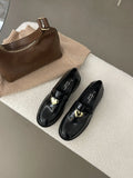 Breakj Fashion Temperament Small Leather Shoes Women 2025 New Spring Korean Version Of French Retro Fashion Mary Jane Single
