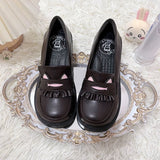 Breakj And Sweet Puff Academy Wind 2025 New High-High-Role Round-Headed JK Uniform Shoes Ultra-Soft And Comfortable Student Shoes