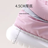 Slippers Waterproof Women Men Shoes Light Warm Plush Female Winter Couples Slipper Bedroom Floor Shoes 2023 Non-slip