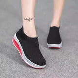 Breakj Spring And Summer New Ultra-Light Sole Flying Weave Breathable 43 Large Thick Sole Comfortable Single Shoe