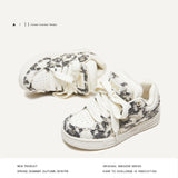 Breakj Shoes To Destroy The Wind Small Fragrant Breeze Bread Shoes Increase Wear-Resistant Low Help Men's Shoes Casual Shoes Men's And Women's