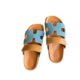 Breakj Uncle Drags Women Thick Bottom H Slippers 2025 New Magic Sticky Large-Size Fashion Women's