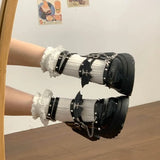 Breakj JK Girl With Sweet Cool Wind Single Shoes Spring And Autumn New Retro British Style Increased Thin Mary Precious