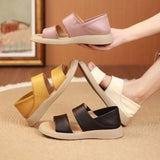 Breakj Roman Shoes Sandals Rubber Flat-Soled Cool Slippers Women's Singles Women's Casual Women's