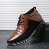 Breakj Middle Top Casual Men's Shoes Round Head Front Strap Men's Tooling Shoes Fashion Plus Size Shoes 46