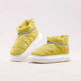 Slippers Waterproof Women Men Shoes Light Warm Plush Female Winter Couples Slipper Bedroom Floor Shoes 2023 Non-slip