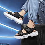 Breakj Summer New Beach Shoes Light And Breathable Comfortable Trend Sandals Men Wear Cold Slippers Outside The Thick