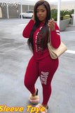 Pink Letter Print Women Two Piece Set Casual Sport Tracksuit Short Sleeve Top + Jogger Sweatpant Suit Plus Size Outfits