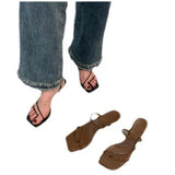 High-Heeled Slippers Women's Shoes Wear The 2023 New Summer Fairy
