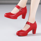 High Heel 12Cm Cheongsam Model Catwalk Shoes Women's Thick Soles Waterproof Platform Silver Round Head Stage Performance Shoes Women's Singles