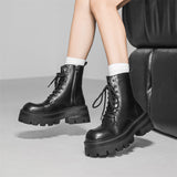 Breakj Platform Derby Martin Boots
