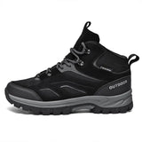Breakj Autumn And Winter Men's Outdoor Hiking Sneakers Work-Resistant Shoes Thick Soles Wear-Resistant Walking