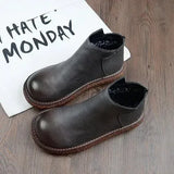 Retro Women Boots Ladies British Wind Students Ankle Boots Korean Casual Short Boots Japanese Original Big Head Doll