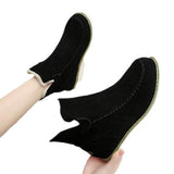 Winter New Large-Size Women's Shoes Artificial Short Plush Suede Fashion Boots Short-Barrel Cotton Shoes From