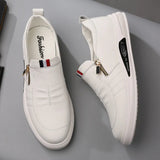 Men Shoes Genuine Leather Loafers Men's Moccasins Shoes Slip-on Soft Flats Footwear Lightweight Driving Shoes Walking