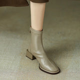 New 2023 Round-Headed Rear Zipper Skinny