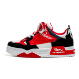Men Skateboarding Shoes Mesh Comfortable Thick Bottom Platform Shoes Men Casual Vulcanized Shoes Sneakers Student