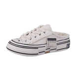 Breakj Casual Shoes Women Four Seasons Wear Ins Tide Beggar Shoes Net Red Korean Version Of Student Canvas Shoes Women