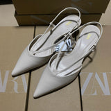 Breakj Spring New Feel Sandals Women Wear French Evening Fairy Style Sharp Single Shoes In