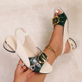 Breakj Women With 4 Cm Thick Heel 2025 Summer New Soft Leather Cool Slippers Wearing Fish