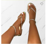 Breakj Flat-Soled Sandals Women 2025 Summer New Fashion Jacket Leisure Ebay Beach Women's