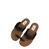 Coated Toe Slippers Women Wear New French Niche Fairy Wind Holiday Beach Soft Flat Cool