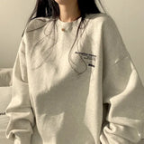 Oversized Hoodie Women Sweatshirts Long Sleeve Hoodies Casual Letter Print Loose Pullovers Harajuku Sweatshirt Female