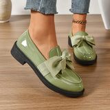 Breakj Card With Bright Leather Shoes In The Spring And Autumn Of 2025 New Bow Princess British Style Single
