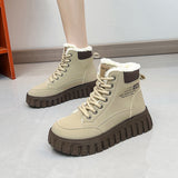 Breakj Boots Women's Winter New High Help Warm Women's Boots Platform Comfortable And Light Inside The Velvet Women's Shoes