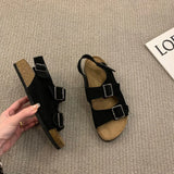 Fashion Sandals Women Flat Sandals Rome Flats Clip Toe Beach Sandals Female Summer New Shallow Shoes for Women