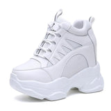 New Women Outdoor Casual Sport Shoes Plus Size Non Slip Sneakers Slip On Loafers Comfortable Height Increase Swing