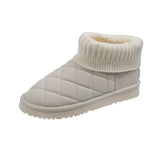 Mouth Snow Boots Women 2023 Winter New Casual Platform High-Top Cotton Shoes Women Add Thick And Velvet Cotton Boots