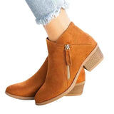 Breakj And Winter New Women's Boots Double Zipper Large Size Lady Short