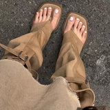 Type Boots Inside The Heighten Anti-Velvet Pile Boots Spring And Summer New Two Wear Trouser Boots