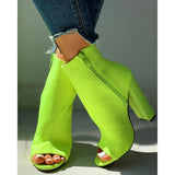 Nightclub Spring Serpentine Zipper High Heels Women Fashion High Heels 10cm Heels Platform Sandals Party Wedding