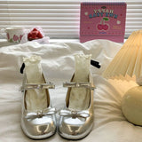 Breakj Fairy Wind Lolita Shoes New Daily Soft Base Does Not Tired Round Head Thick Leather