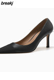 Size 34-40 Women Pumps Sexy Pointed Toe High Heels Shoes For Women Elegant Party Heeled Footwear Classic Fashion
