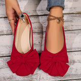 Lightweight Soft Bean Bean Shoes Women's New Spring And Autumn New Bows Comfortable And Anti-Slip Women Single