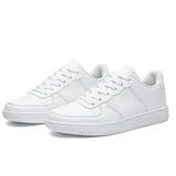 Breakj Men's And Women's Shoes Small White Shoes Autumn Low-Skin Flat Couple Retro Skateboard Shoes Large-Size Sports Casual Shoes Pure