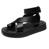 Women's Sandals 2023 Summer Solid Color Comfortable Female Beach Shoes Chunky Sandals For Woman Non-Slip
