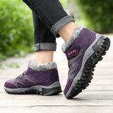 Breakj Heightening Couple Snow Boots Winter Plus Velvet Warm Men And Women Outdoor Cotton Shoes Warm Sports