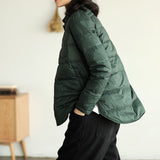 New Autumn Winter Women Turn Down Collar Down Coat Ultra Light 90% White Duck Down Jacket Single Breasted Windproof