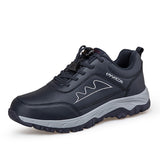 Breakj Leather Waterproof Mother Casual Shoes Soft Soles Of Anti-Slip Old Shoes Women Comfortable And Lightweight Middle-Aged Walking Shoes