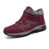 Breakj Heightening Couple Snow Boots Winter Plus Velvet Warm Men And Women Outdoor Cotton Shoes Warm Sports