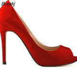 Platform Wedding Shoes Summer Sexy Womens Open Toe High Heels Sandals Peep Pumps US 5-10