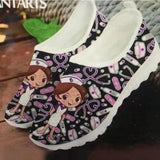 Breakj New Breathable Nurse Shoes Doctor Shoes Net Running Shoes Casual Breathable Sports Women's Shoes Flat