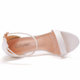 Queen Women Platform Super High Heels Waterproof Female Pumps Transparent Wedding Shoes Sandals
