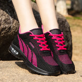 Breakj Women's Shoes 2025 Spring New Hollow Single Network Air-To-Air Air Cushion Damping Light Leisure Sports
